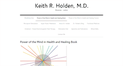 Desktop Screenshot of dr-holden.com